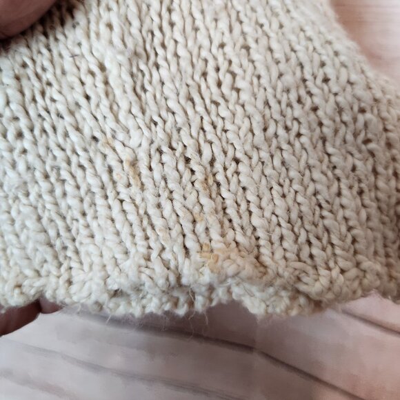 Anthropologie Sirretta Cardigan With Lace Trim Knitted & Knotted Women's Size L - Picture 16 of 16